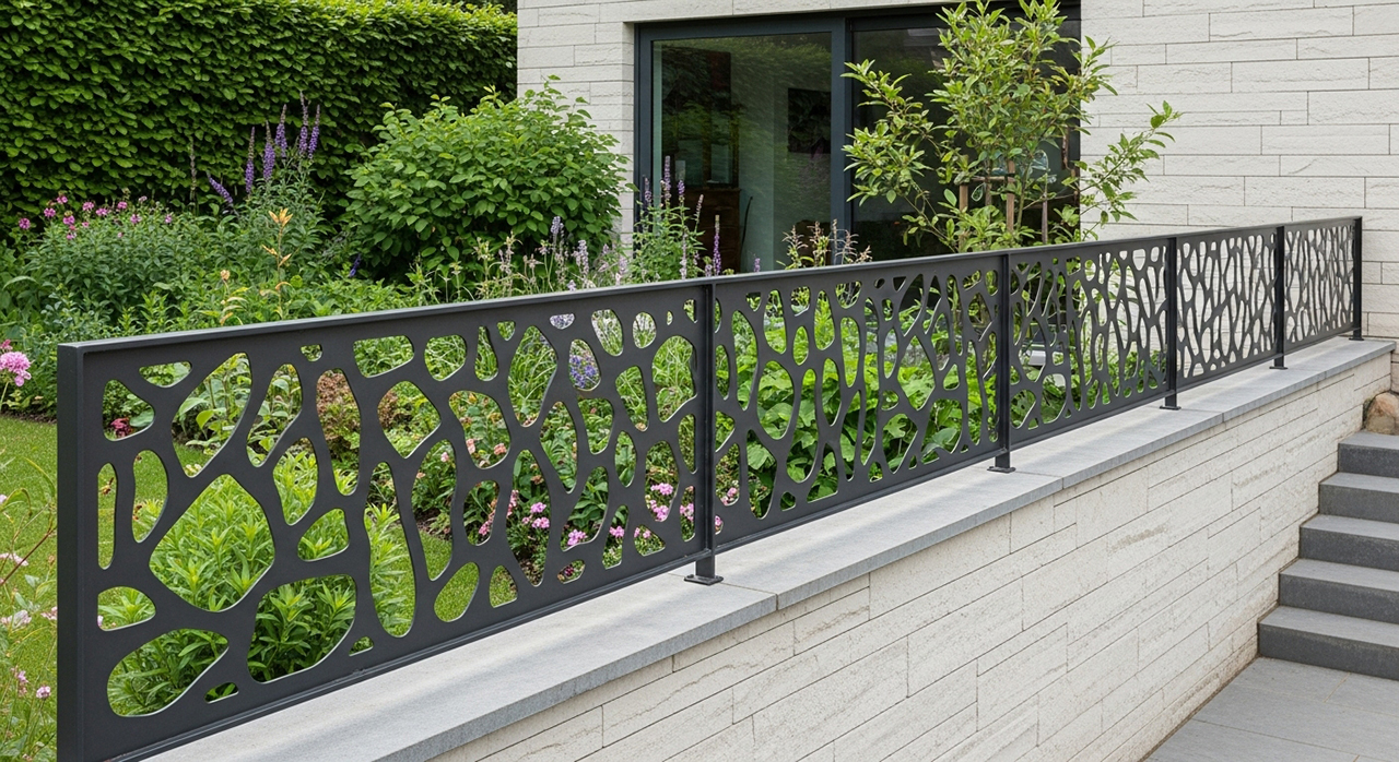 Barandales y vallas en corte láser que combinan seguridad y funcionalidad